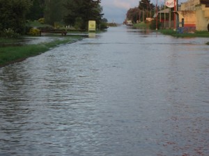 Ruta 85 y Av. 25. Entrada a La Dulce.