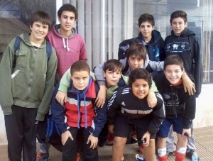 Categoría menores de futsal. Clasificados a la siguiente ronda.