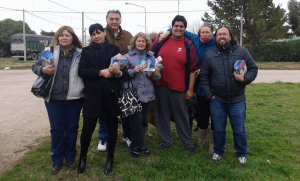 Candidatos a Concejales por el Partido Socialista de recorrida en La Dulce.