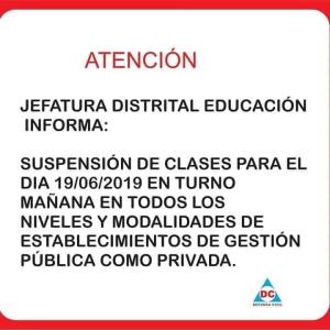 suspension clases