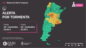 Alerta meteorológico nivel naranja